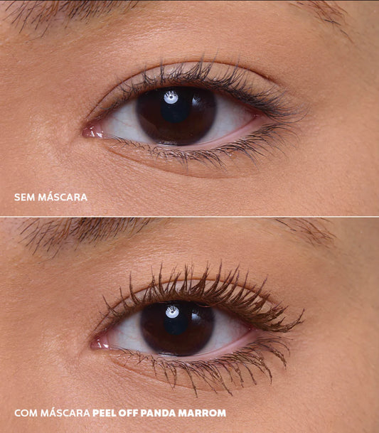 MÁSCARA DE CILIOS PEEL OFF PANDA MARROM- DAILUS