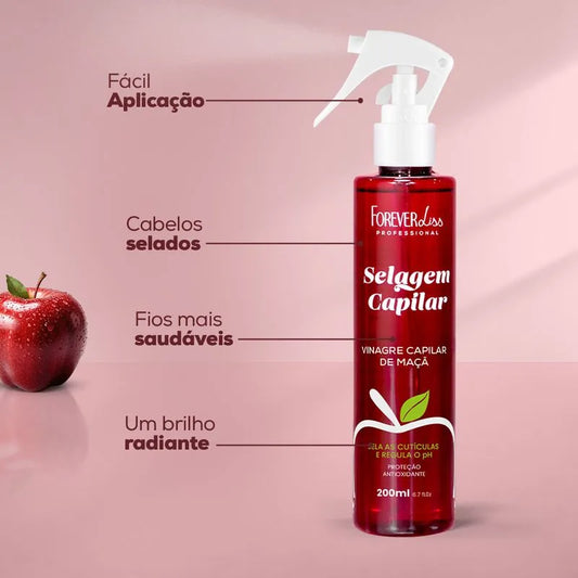 SPRAY SELAGEM CAPILAR VINAGRE DE MAÇÃ- FOREVERLISS
