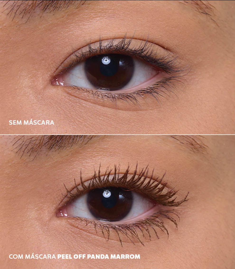 MÁSCARA DE CILIOS PEEL OFF PANDA MARROM- DAILUS