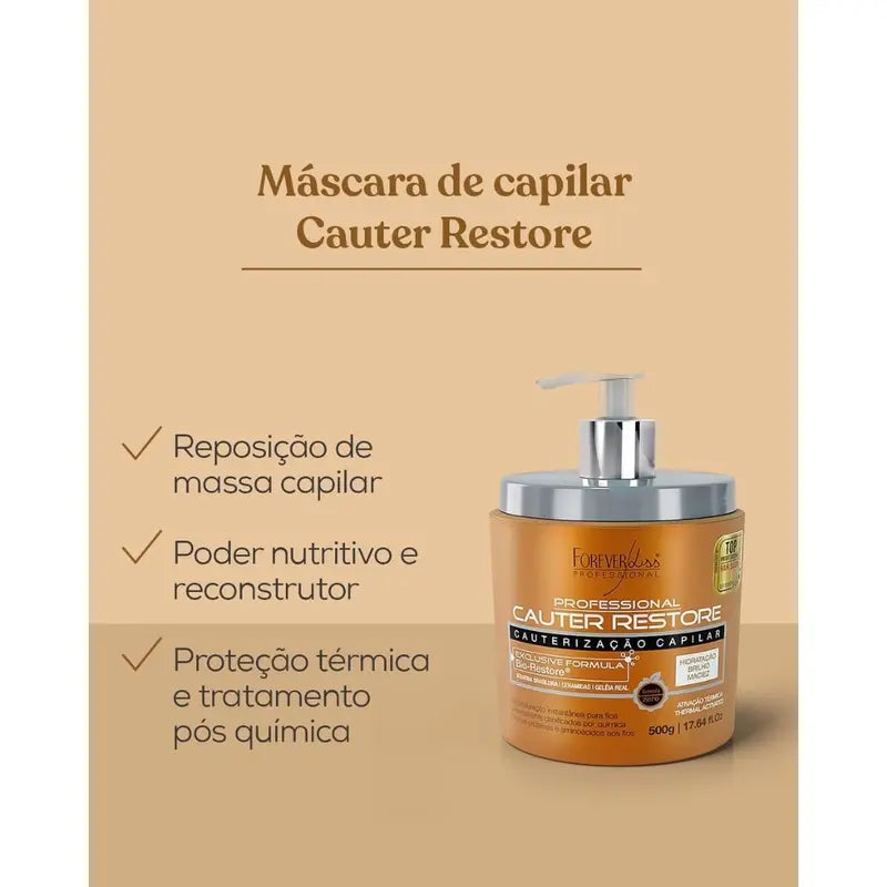 MÁSCARA CAUTER RESTORE- FOREVERLISS