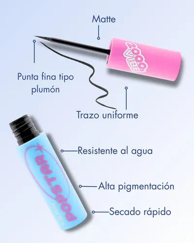 DELINEADOR LÍQUIDO EYES DON´T LIE- RUBYROSE LINHA POPSTAR