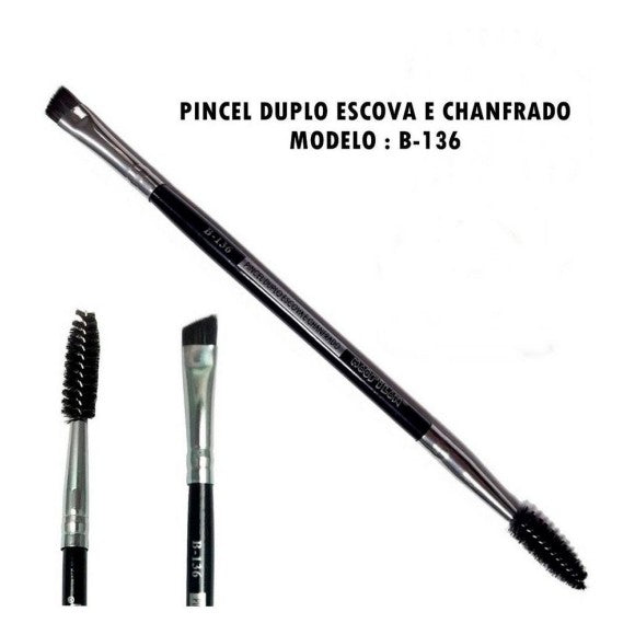 PINCEL DUPLO ESCOVA E CHANFRADO B136- MACRILAN