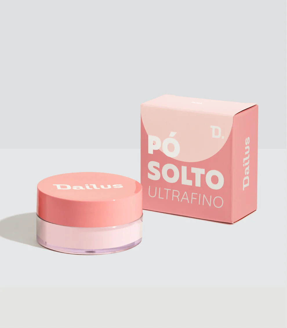 PÓ SOLTO ULTRAFINO COR ROSA- DAILUS