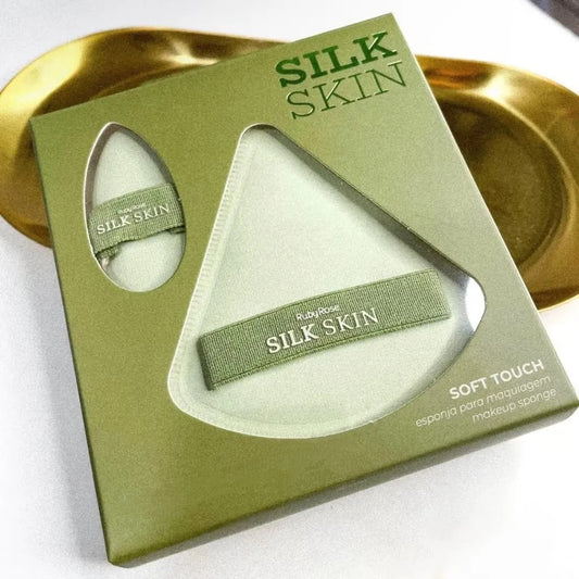 Kit Esponja Triangulo Soft Touch Silk Skin Ruby Rose