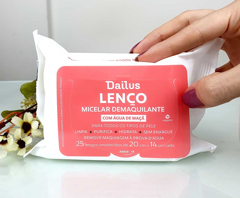 LENÇO MICELAR DEMAQUILANTE- DAILUS