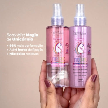 BODY SPLASH CORPO E CABELO MAGIA DE UNICÓRNIO- FOREVERLISS